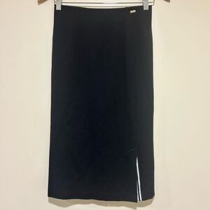 NWT Armani Exchange Black Midi Pencil Skirt - Size XS